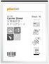 plustek A3 Scanner Carrier Sheet (Scan A2 by Folding) - Protects Flimsy, Wrinkled
