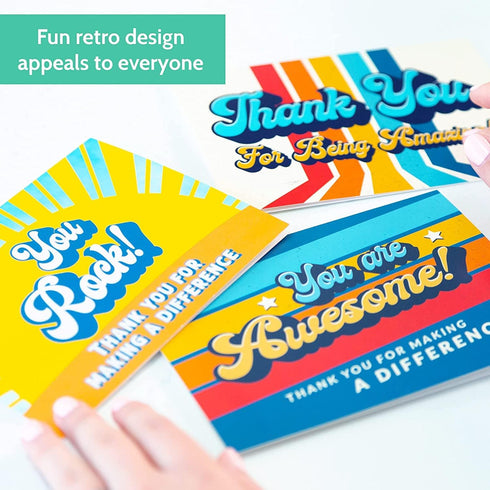 96 Set T MARIE Appreciation Cards with Envelopes - Team Gifts, Teacher Gifts Bulk, Volunteer and Employee Appreciation