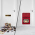 Indoor Mail Slot Catcher Bag, High Capacity Felt Mail Slot Cover, Red Mail Bag, Home Hardware Accessories
