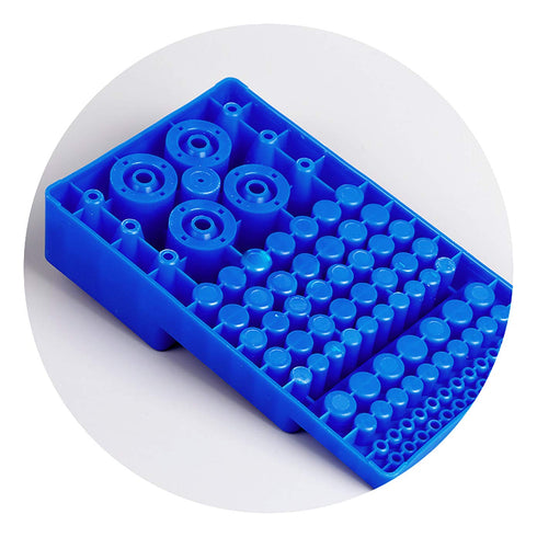 Multifunctional Tube Rack, Polypropylene PCR Centrifuge Tube Holder for 0.2ml to 50ml Specifications