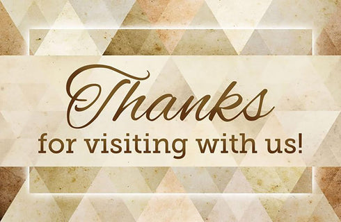 Warner Press Thanks for Visiting With Us Postcards Pack of 25, 3.5 5.5 Psalm