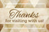 Warner Press Thanks for Visiting With Us Postcards Pack of 25, 3.5 5.5 Psalm