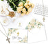 SMUAENSS 24 Pack Communion Christian Thank You Cards, Watercolor Floral Cross Baptism Thank You Cards with Envelopes