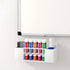 HBlife Wall Mount Acrylic Dry Erase Marker Holder, 10 Slots for Office, School, Home, White (Markers Not Included)