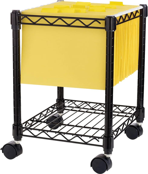 Lorell LLR62950 Compact Mobile Wire Filling Cart
