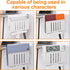 LUKETURE Desk Side Storage, Under Desk Steel Hanging Organizer, Laptop Holder with Pen Holder, No Drill Storage for