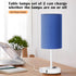 ZJOJO Table Lamp for Bedroom Set of 2, Bedside Small Lamps with 3 Way Dimmable Rocker Switch, Nightstand Desk Lamp