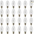 LinMiFo 24 Pack C7 Night Light Bulbs, 15 Watt Night Light Bulbs