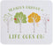 CafePress Seasons Change & Life Goes On Mousepad Non-Slip Rubber Gaming Mousepad