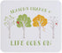CafePress Seasons Change & Life Goes On Mousepad Non-Slip Rubber Gaming Mousepad
