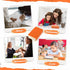 Harloon 100 Pcs Mini Notebooks, Bulk Employee Appreciation Gifts, Small Pocket Journals for Office Favors (Orange)