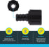SharkBite 1/2 Inch Poly Crimp Swivel Adapter, Pack of 25 for PEX Pipe, PE-RT