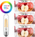 Dimmable E26 Edison Bulb, AC120V Warm White 2700K, 6W Equivalent 60W, 750LM, 5 Inch Long Tubular T10 LED Bulbs, Pack of
