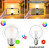 Dimmable E26 G16.5 Bulb 40W 4W Bulbs,Small Bulbs Bulb 2700K 400LM,Pack 2 LED Light Equal Frosted Globe Light Round