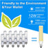 Dimmable JDE11 120V 100W 120W Bulb Equivalent,T4 E11 Bulbs Dimmable,4000K White,12W 1300LM JDE11 Bulbs,2 Packs Updated