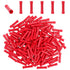 120pcs Red Butt Splice Crimp Connectors, (22-16) AWG Insulated Electrical Wire Crimp Butt Splice Terminals