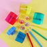 KIDMEN 2 Holes Pencil Sharpener for Kids, Handheld Pencil Sharpener - Pack of 12
