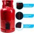 YBEATY 2 Pcs Magnetic Gas Level Indicator Reusable Propane Tank Gauge Fuel Level Indicators Sticker Tank Gauge