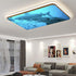 WYNIM 2 Pack School,4 2 Marine Animal Fluorescent Light Cover for Ceiling Light - Magnetic Light Covers Classroom