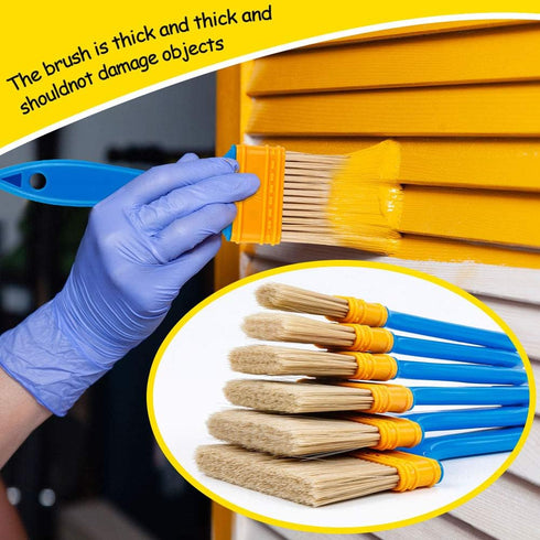 Chalk & Wax Paint Brush, 6PCS for Crafts, Walls & Furniture, Wax Brushes for Painting and Refinishing