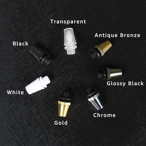 50 Plastic Strain Reliefs Pairs for Pendant Lighting, Cord Grips Cable Glands for Wiring,Ceiling Lighting,DIY-Retro