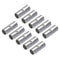 MECCANIXITY 10Pcs Non Insulated Butt Connectors BN-22 for 4AWG Electrical Wire Crimp Ferrule Terminals