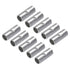 MECCANIXITY 10Pcs Non Insulated Butt Connectors BN-22 for 4AWG Electrical Wire Crimp Ferrule Terminals