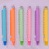 6 4-in-1 Highlighter9cm 6 PCS Multifunctional Pen - Blue Ink Ballpoint Pen, Ruler & Touch Screen Stylus, Assorted