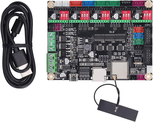 Yunir 3D 240MHz 520Kb MINI12864 Printer Motherboard WiFi MCU RAM - Supports Firmware - for MKS High Performance