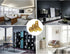 1.54" 1.54" Pack 30 MY MIRONEY x Shelf Bracket Iron Heavy Duty L-Shaped Corner Brace Support Wall Mount Bracket L Joint