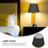 6.29X5.11X3.74 Inch ORFOFE Cloth Lamp Shade Accessory Clip-on Light Cover for Floor Table Wall Lamps Decorative Light
