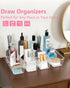 Asnews Set 13, 5-Size Makeup Drawer Organizers of Vanity Organizer Trays, Stackable Bathroom & Desk Drawer Organizer