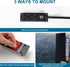 Litever 2 10 3-Prong Closet, Gun Safe Power Outlet Strip with USB Ports. FT Flat AC Cable with Removable Plugs. Outlet