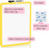 Mr. Pen- Dry Erase Board, 14” x 11” with a Black Dry Erase Marker, Yellow Frame, Small White Board, White Board for Kids, White Board for Students, Small Dry Erase Board, Mini White Board by Mr. Pen