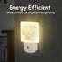 Neidius Cute Baby Elephant Play Butterfly Night Light Plug into Wall with Dusk to Dawn Sensor Energy Efficient LED