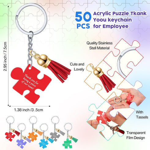 Sayglossy 50 Set Employee Appreciation Gifts Bulk for Teacher Nurse Nursing Assistant Volunteer Admin Staff Office