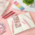 Spakon 7 Pcs Christmas Book Lover Gifts, Bible Verse Pens, Reading List Bookmark