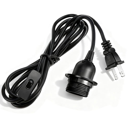 Plug in Hanging Light Cord Kit - 16Ft Pendant Light Plug in