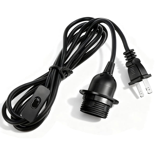 Plug in Hanging Light Cord Kit - 16Ft Pendant Light Plug in