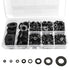 QTEATAK 510 Pcs Black Nylon Flat Washer Assortment Kit for Electrical Connections on Household & Commercial Appliances