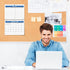 Dunwell 2025-2026 Calendar Binder 8.5x11, 3-Hole Punched, Fits 3-Ring Notebook, Use Now to Dec 2026, Wall Calendar