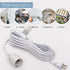 2-Pack 20ft 360W E26 E27 JACKYLED Extension Hanging Lantern Cord Cable UL with Socket On/Off Button Pendant Lighting