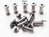 NC HAISDA 10 pcs EDC Knives Handle Pivot Pin Screw Survival Knife Rivets Pocket Folding Knife Shaft Fasteners 9mm Stainless Steel by NC