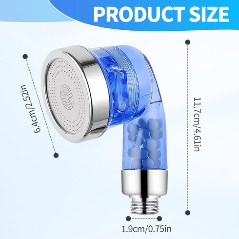 2Pcs 3 Blue Shampoo Bowl Sprayer Head with Filter Salon Shampoo Bowl Faucet Sink Sprayers Lava Cabezas Para Peluquera