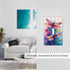 haigof 1 3 5 Inch Colorful Dragonfly Art Light Switch Cover Wall Plate Gang Single Plates Print Faceplate Home Decor X