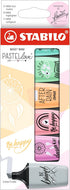 STABILO Highlighter BOSS MINI Pastellove - 6pcs Assorted Colors
