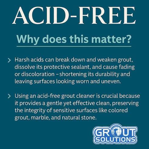 Grout Solutions Professional-Grade Grout Cleaner for Tile, Ceramic, Porcelain & Marble Acid-Free Formula for Safe, Deep