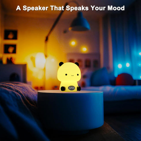 Premier Group 7 Dimmable Baby Night Light with Color LED Portable Nursery Kids Night Light, Rechargeable Soft Lamp