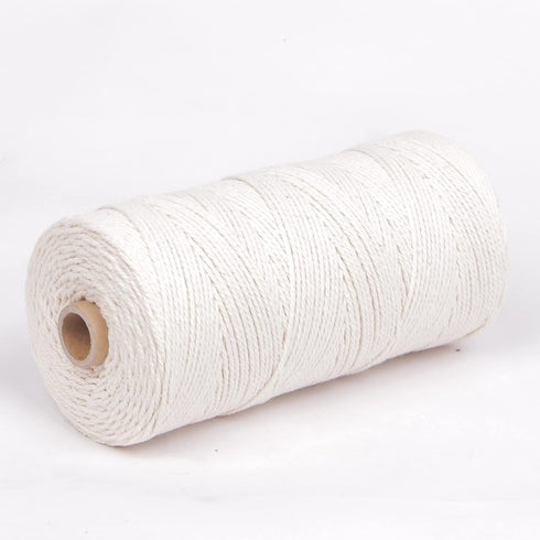 328ft Butchers Cotton Twine String - 2mm Cooking Twine Food Safe for Bakers, Meat, and Crafting