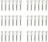 Takker Refill Accessory Kit Set - 36 Takker Refills, 8 x Picture Hooks, 3 x Medium Hooks - for Drywall, Plasterboard Wood & Fencing, Hanging Pictures Prints Clocks Kitchen Utensils and Tools